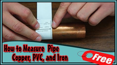 how to measure copper pipe thickness|determine pipe size by circumference.